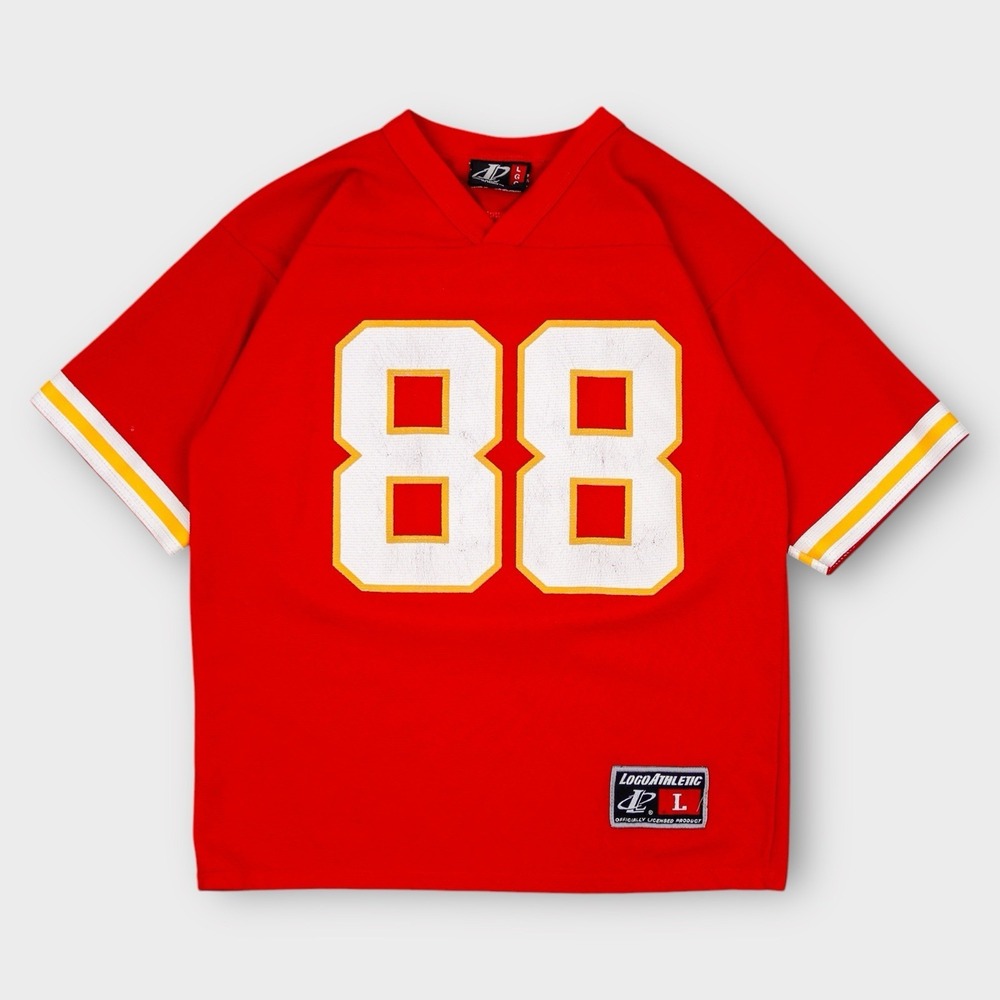 Tony Gonzalez 88 Kansas City Chiefs Youth Jersey L Vintage Logo Athletic NFL